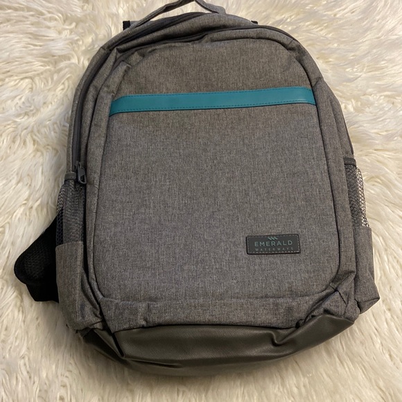 Emeraland Waterways Other - Gray Backpack BNWOT please see all pictures padded back gray and teal color